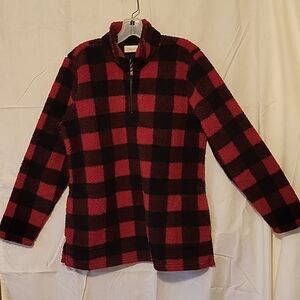 Belle by Kim Gravel Fleece Quarter Zip Jacket